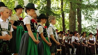 Feldmesse an der Burgruine Wagegg